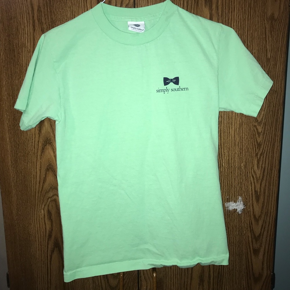 Light green simply southern shirt